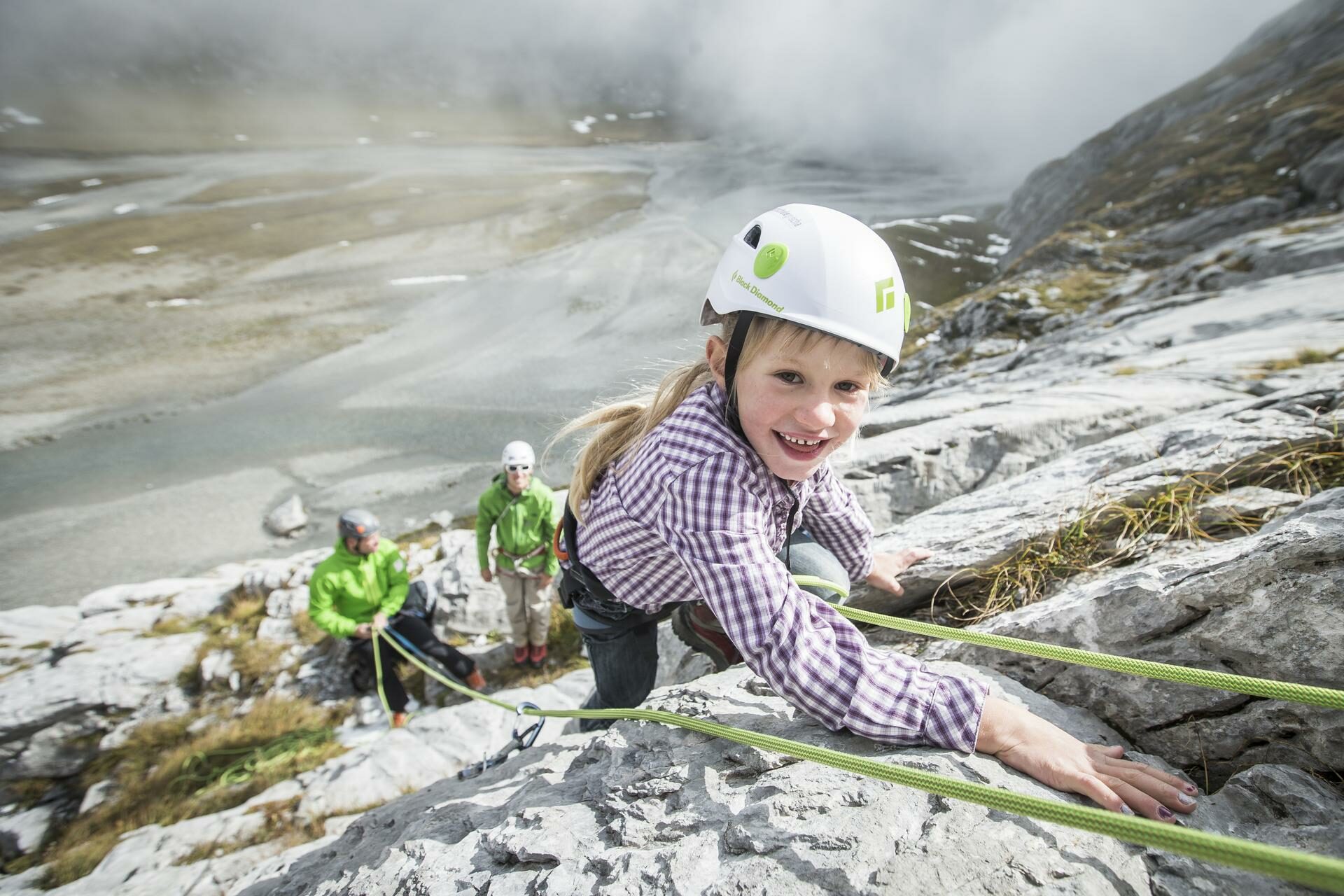 Climbing - Summer activities on the Segnesboden.
